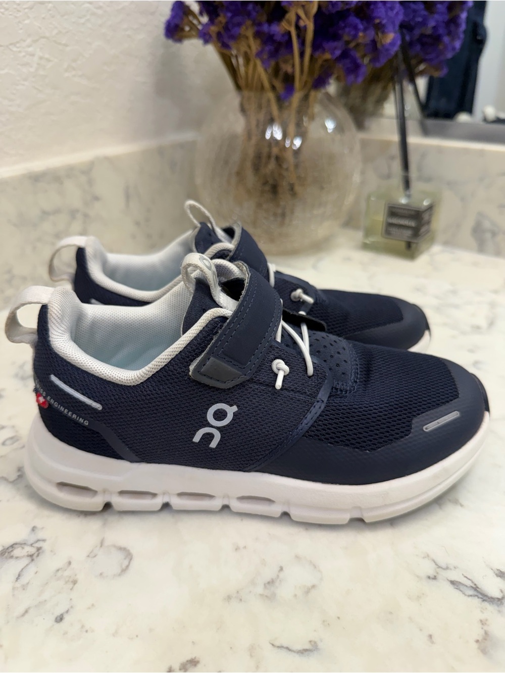 On Cloud Play Kids Unisex Sneakers Navy US 13.5